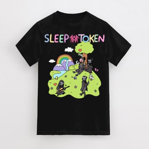 Sleep Token Cowboy Rider Shirt Cute Rainbow T-Shirt , Perfect Tee, Gifts For Boyfriend and Girlfriend T-Shirt Classic Cotton