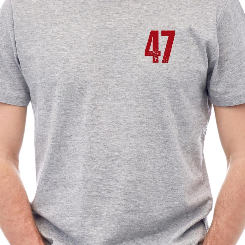 47 Guns Red If I had 12 guns T-shirt for men Menswear Top, Cotton Casual Crewneck trump