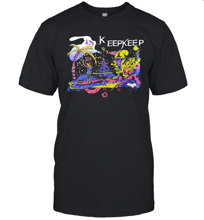 Keep Keep Musik Lowskill Black T-Shirt Limited Edition