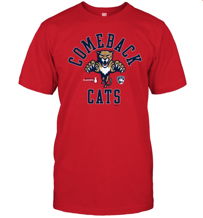 Florida Panthers 2022 Stanley Cup Playoffs Comeback Cats Tee Shirt