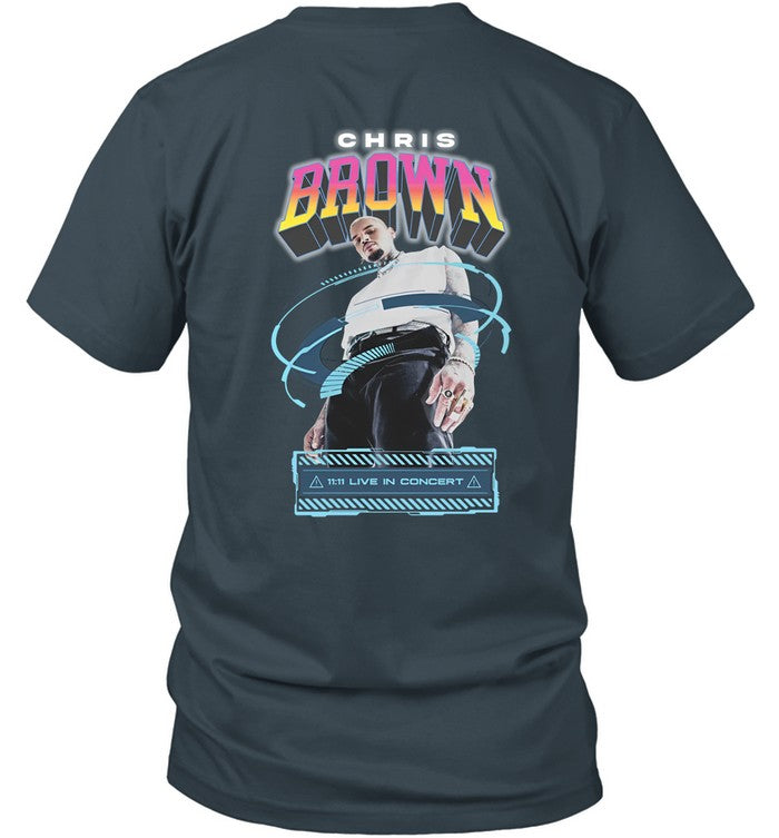 Limited Chris Brown 11 11 Live In Concert Shirt