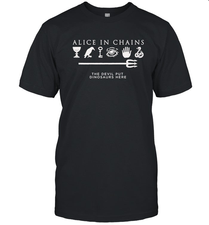 Alice In Chains The Devil Put Dinosaurs Here Pitchfork T-Shirt