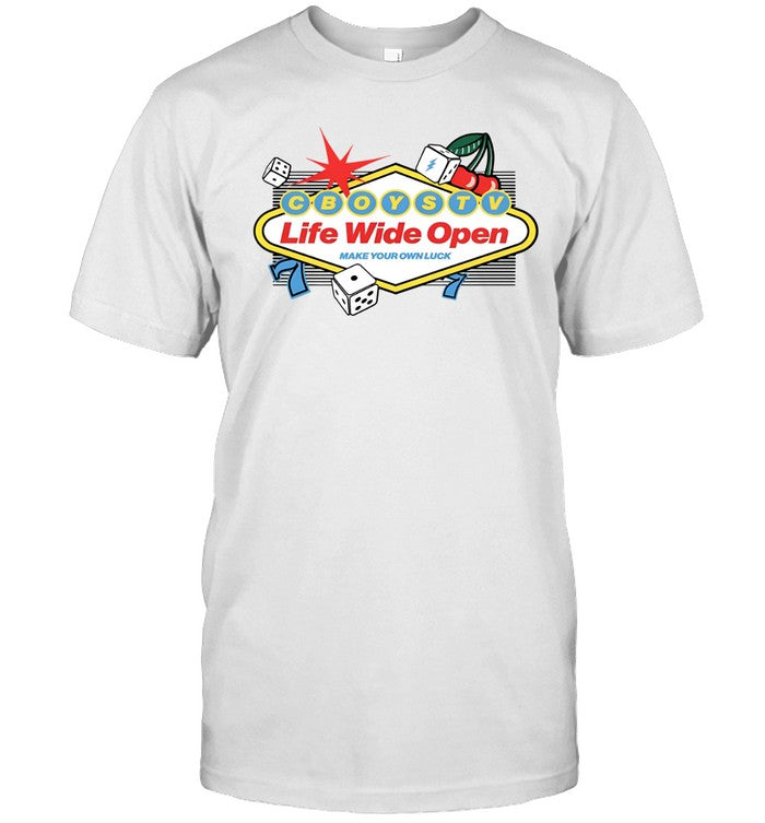 Life Wide Open Vegas Luck 2024 Shirt