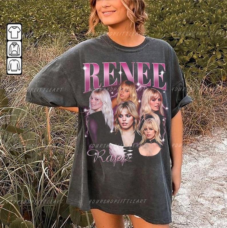 Limited Renee Rapp Vintage T-Shirt- Unisex Tee shirt- Renee Rapp Tour 2024 Gift Bootleg Inspired Sweatshirt - Unisex T-Shirt, Hoodie, Sweatshirt for M