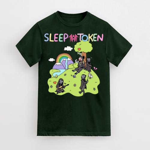 Sleep Token Cowboy Rider Shirt Cute Rainbow T-Shirt , Perfect Tee, Gifts For Boyfriend and Girlfriend T-Shirt Classic Cotton
