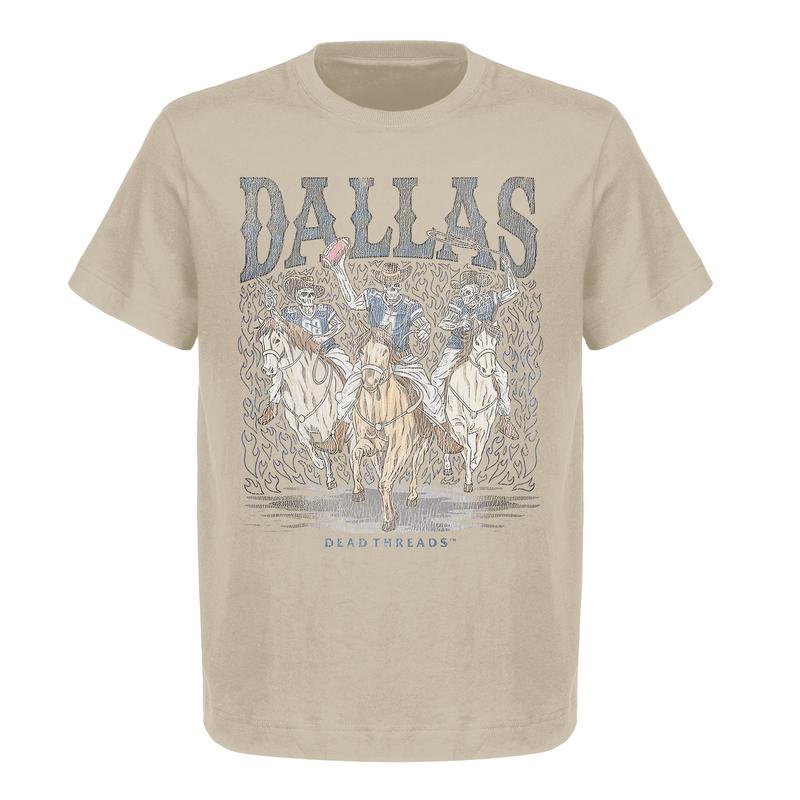 Dallas Football The Deadman Cowboys Graphic T-Shirt – Heavy Cotton, Unisex Top for Men & Women, American Football Team Shirt, Premium Fabric