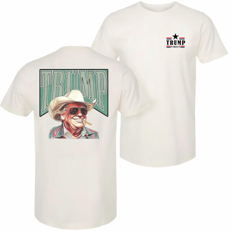 Cowboy Western Make America Great Trump Daddy T-shirt - Choose Your Fit - Every Color Available - Work From Home Wear - Universal Style Options - Fash