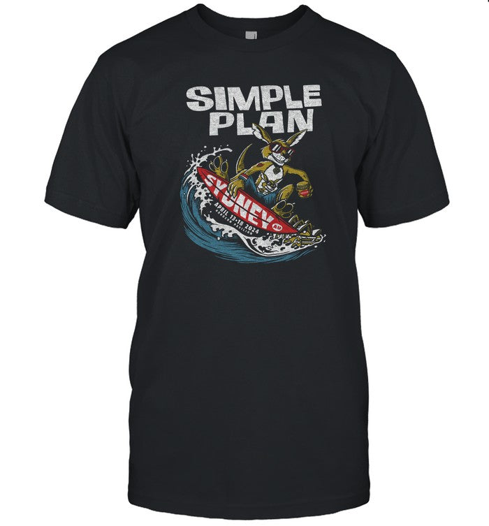Simple Plan Apr 13-18 2024 Hordern Pavilion Shirt