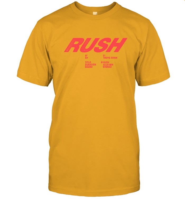 Limited Troye Sivan Rush Shirt_1