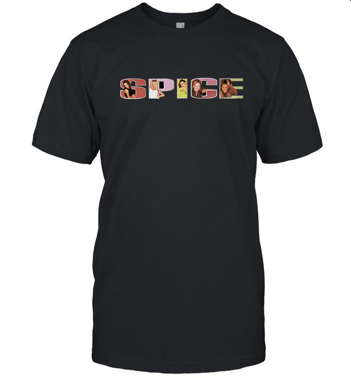Spice Girls Spice Album Lettuce Hem New Shirt