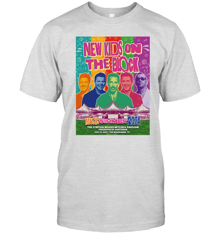 New Kids On The Block July 13 2024 The Woodlands Tx Shirt