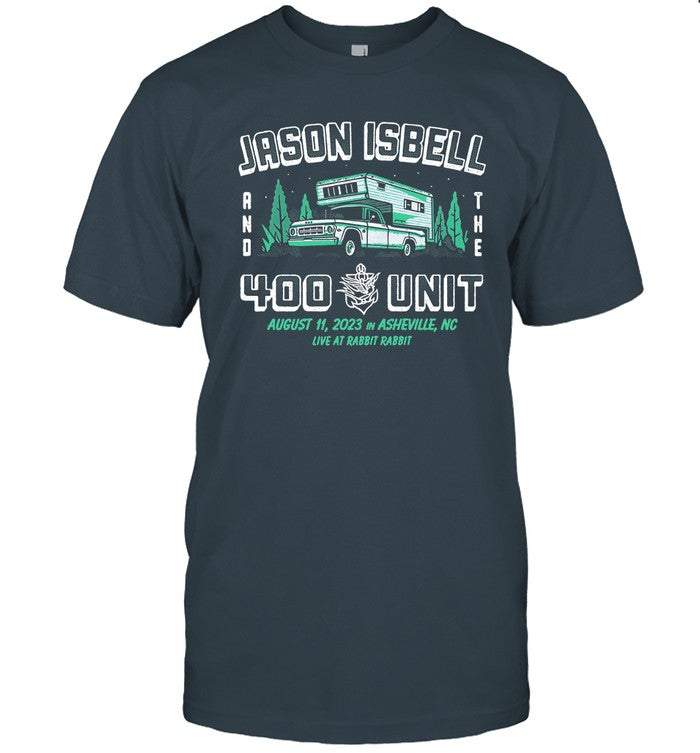 Jason Isbell And The 400 Unit Rabbit Rabbit August 11, 2023 Concert Shirt