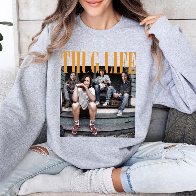 Thug Lifõ Funny T-Shirts, Kamalð Ruth AOC Michellõ Thug Life Shirts