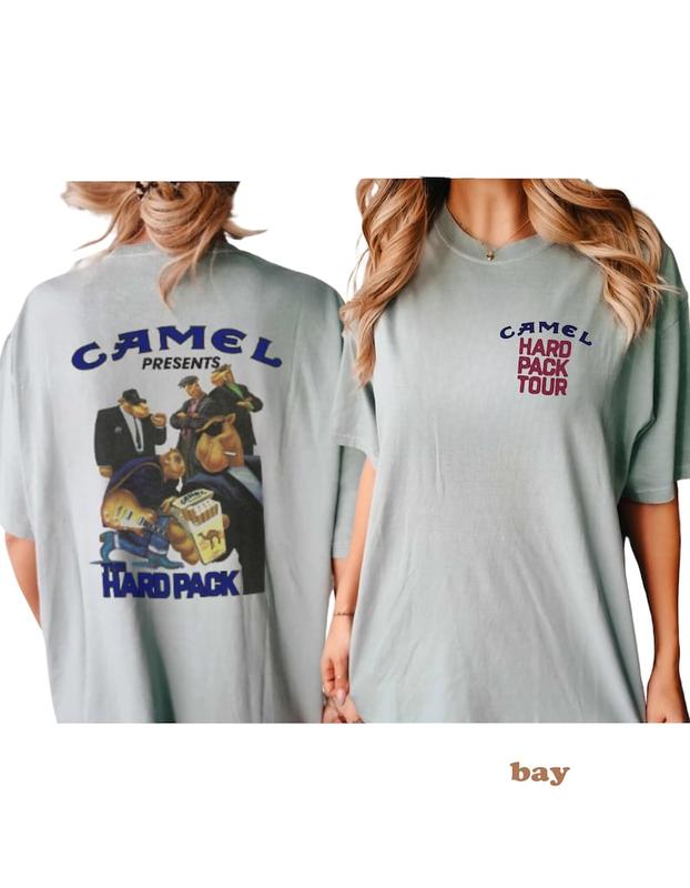 90s Camel The Hard Pack Unisex Garment-Dyed T-shirt vintage Shirt, Joe Camel Promo Tee, Cowboy T-shirt, sweater and Hoodie 2 sides
