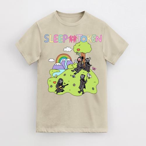 Sleep Token Cowboy Rider Shirt Cute Rainbow T-Shirt , Perfect Tee, Gifts For Boyfriend and Girlfriend T-Shirt Classic Cotton