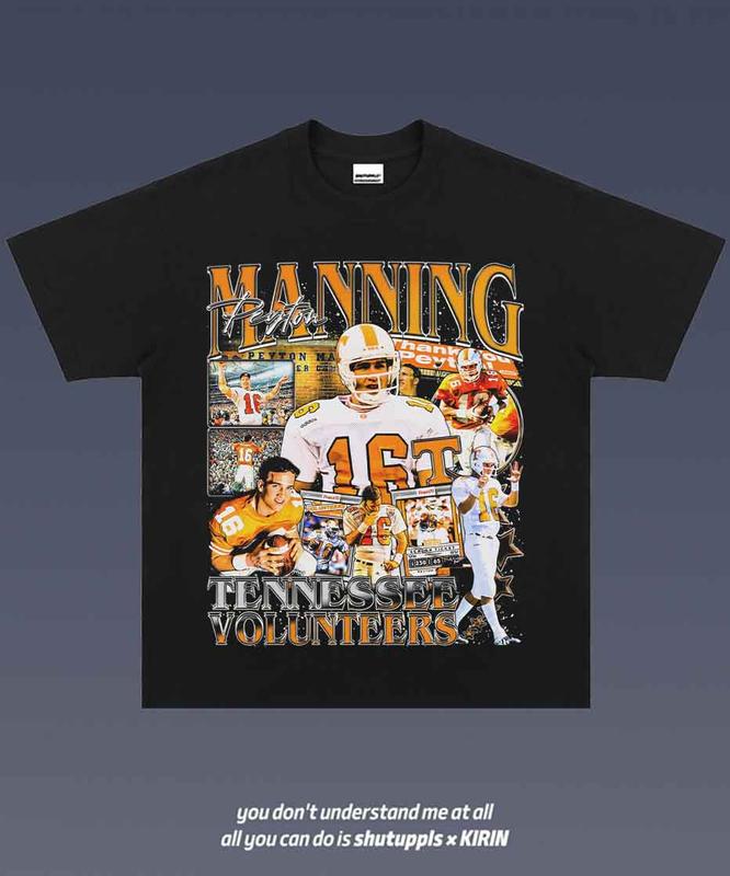 PEYTON MANNING 1.0 VINTAGE TEE UNISEX GRAPHIC T-SHIRT