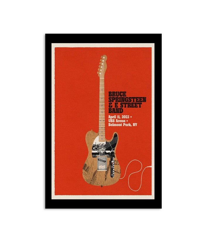 Poster Bruce Springsteen & the E Street Band April 11 2023 UBS Arena Belmont Park Long Island, NY