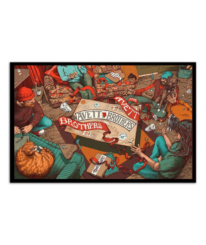 Poster The Avett Brothers 2023 Lafayette Ny