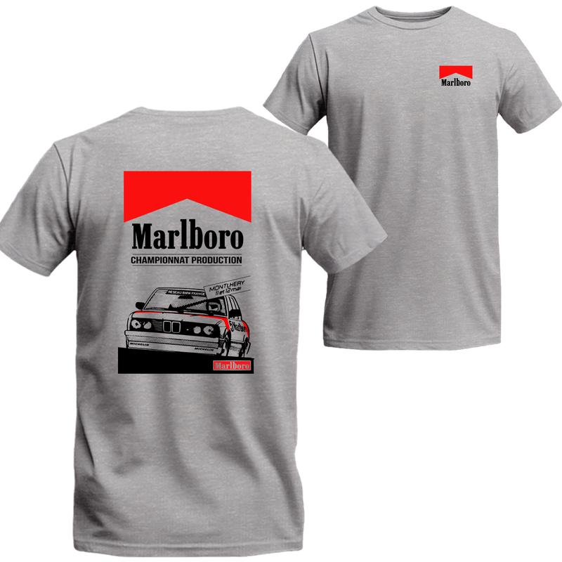 Gangster Racing Marlboro T-shirt, Marlboro Short Sleeve Tee, Unisex Shirt Menswear Top