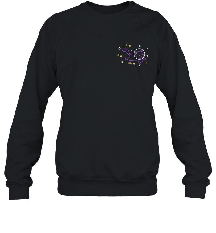Shubble Shooting Star Cat Sweatshirt