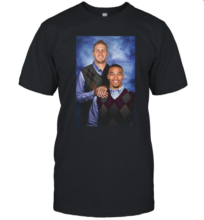 T-Shirt Step Brothers Jared Goff & Amon-ra St. Brown