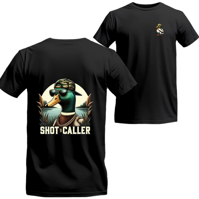Hunting Duck T-shirt, Summer Hunting Short Sleeve Tee, Unisex Shirt, Beer Shirt, Drinking Shirt, Menswear Top