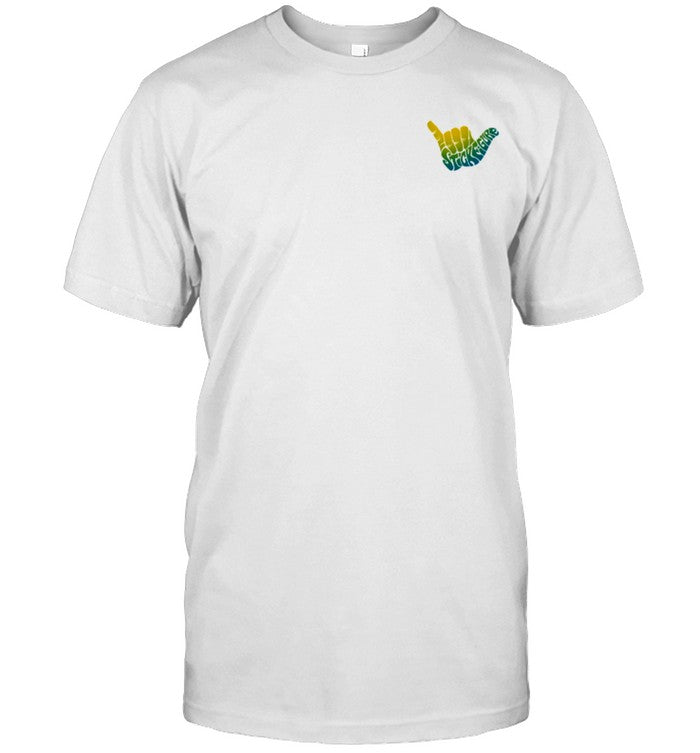 Shaka Stick Figure T-Shirt White
