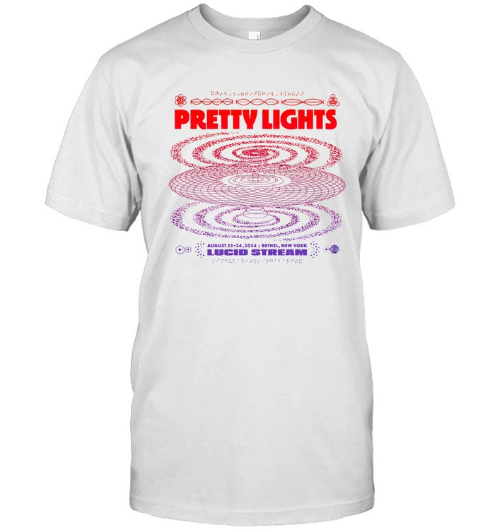 Limited Pretty Lights August 23 24 2024 Lucid Stream Bethel, New York Shirt