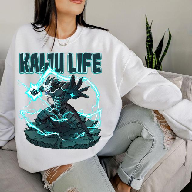 Kaiju Life Sweatshirt, Kaiju No. 8 Sweatshirt Hoodie Shirt, animee shirt