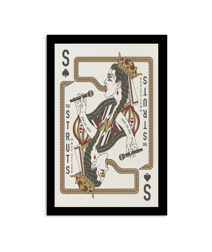 Poster The Struts And Mac Saturn 06162023