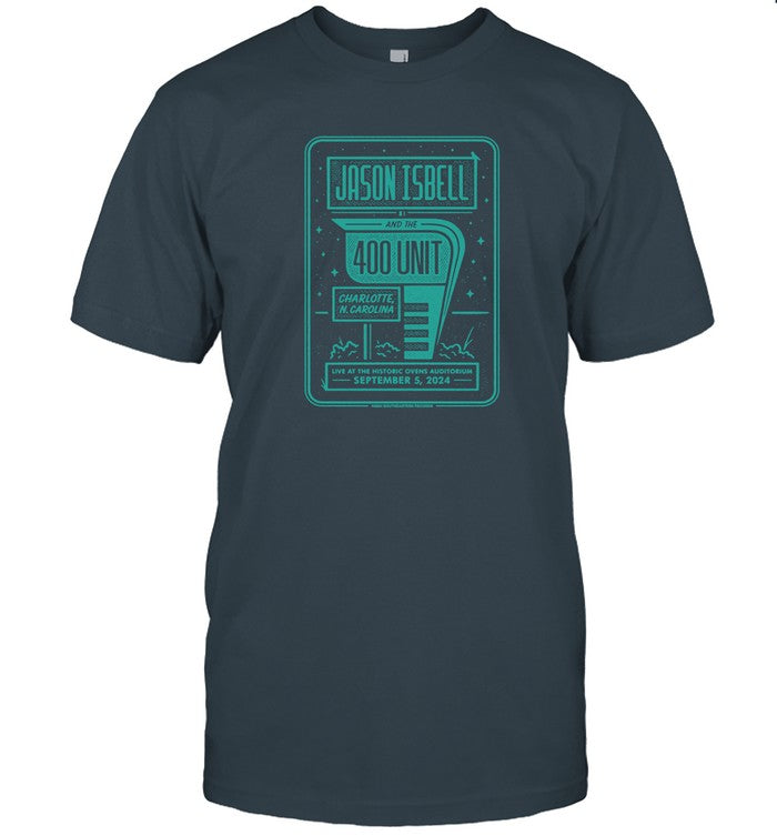 Jason Isbell And The 400 Unit Charlotte, North Carolina September 5 2024 Concert Shirt