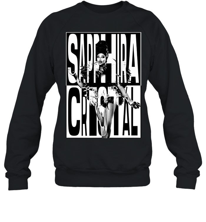 Sapphira Cristal B&W T Shirt