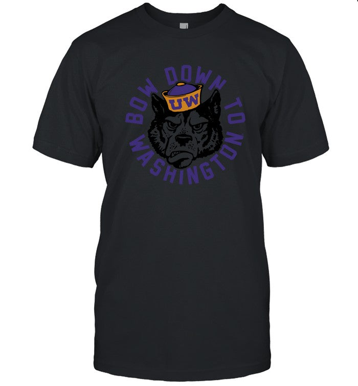 Simply Seattle Washington Huskies Bow Down T-Shirt