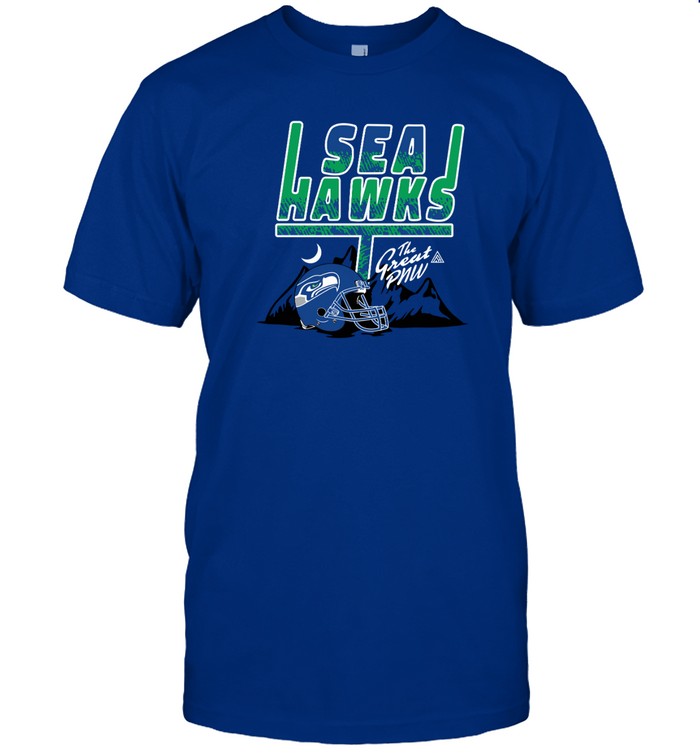 Men's Seattle Seahawks THE GREAT PNW Blue It's Good T-Shirt