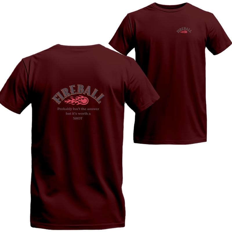 Fireball Whiskey T-shirt , Fireball Unisex Shirt, Beer Shirt, Menswear Top, Streetwear