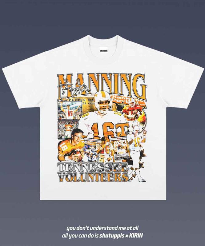 PEYTON MANNING 1.0 VINTAGE TEE UNISEX GRAPHIC T-SHIRT