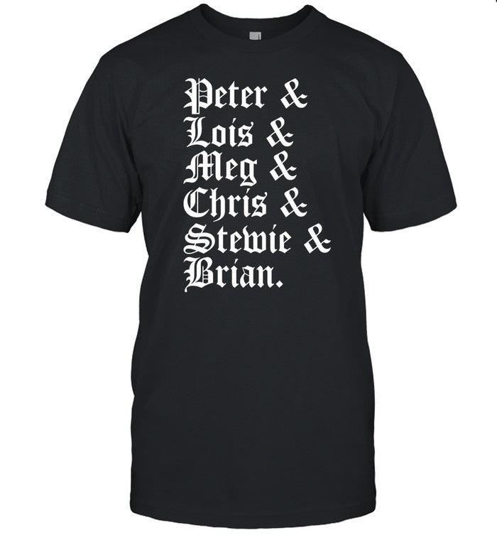 Peter & Lois & Meg & Chris & Stewie & Brian