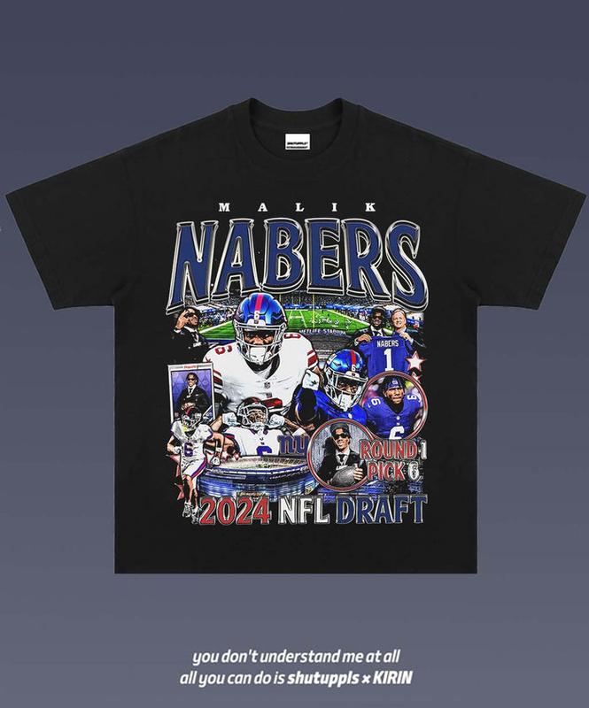 MALIK NABERS 1.0 Graphic Tee American Football Gift For Fan