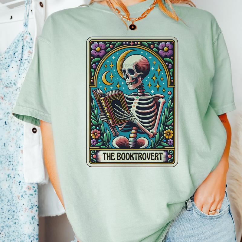 Relatable Tarot Tees Tarot Skeleton Tees Tarot Nurse Top Tarot Reader Tshirt Skeleton Running T-Shirt Tarot Card The Teacher Tarot Top The Nurse Tees