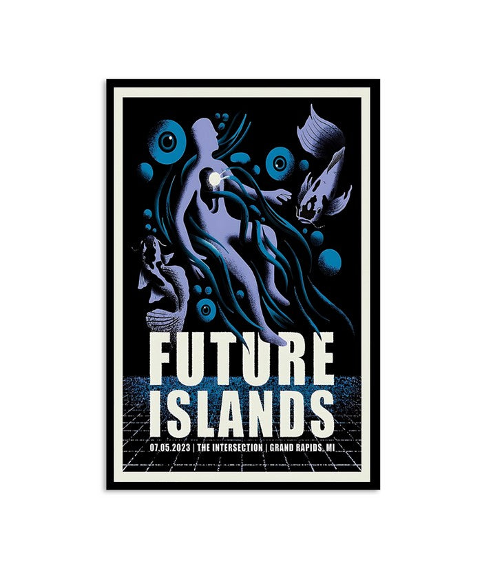 Future Islands The Intersection Grand Rapids, Michigan July 5 2023 Poster