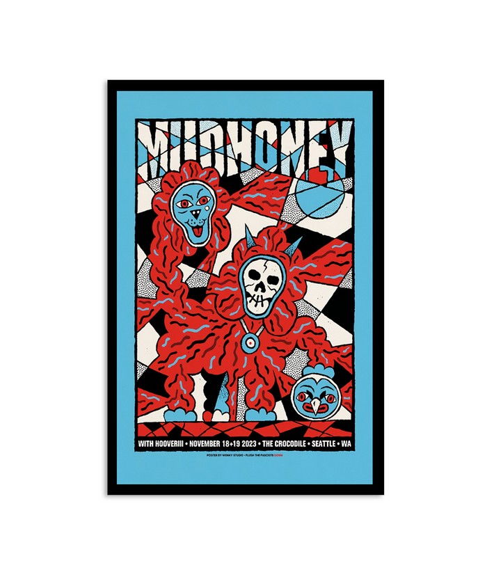 Mudhoney November 18-29, 2023 The Crocodile Seattle, WA Poster