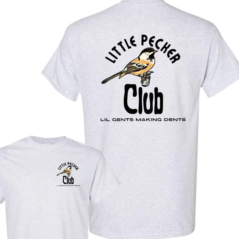 Little Pecker Club T-shirt , 2 Side , T-shirt For Men , Unisex T-shirt, Women T-shirt Classic Cotton