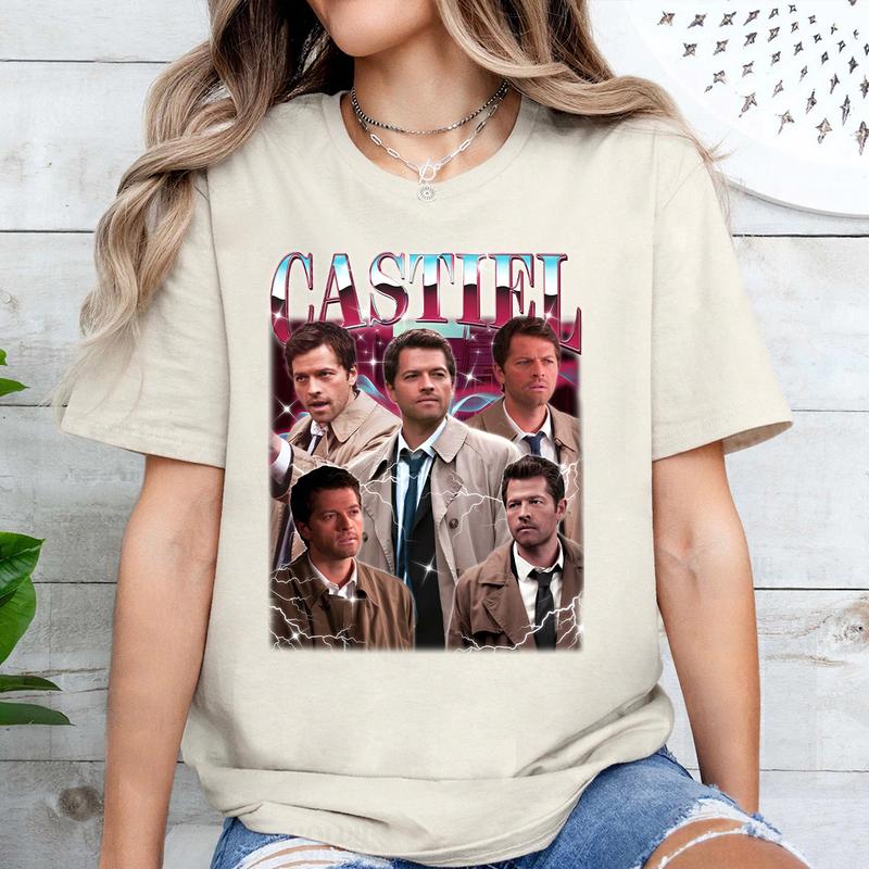 Castiel T Shirt, Vintage Castiel T Shirt, Gift For Woman and Man Unisex T-Shirt Sweatshirt HoodieQuotes Casual Cotton
