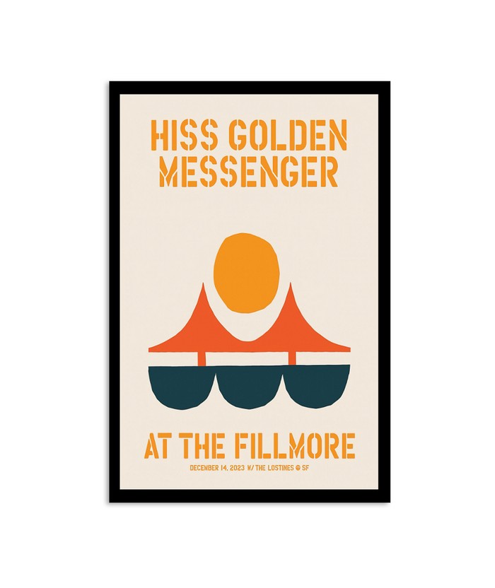 Hiss Golden Messenger December 14, 2023 At the Fillmore San Francisco, CA Poster