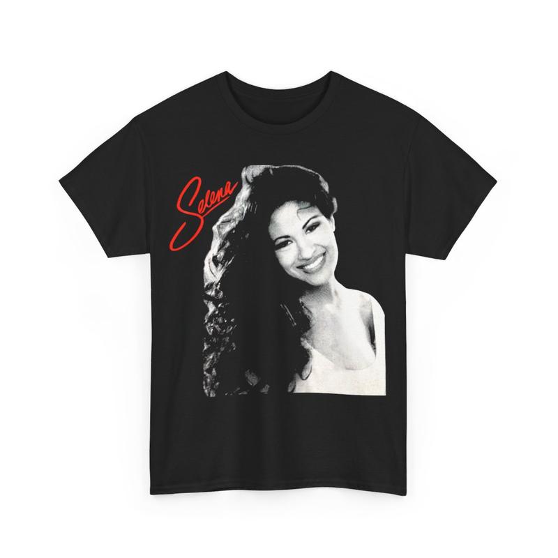 Selena T-shirt Selena Quintanilla Cotton Unisex Shirt Menswear Tshirt
