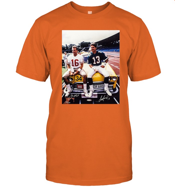 Peep Kenny Joe Montana And Dan Marino Tee