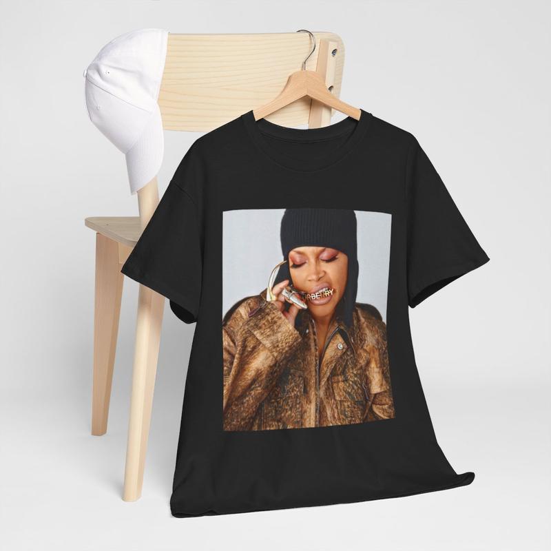 Erykah Badu 2024 Tshirt, Erykah Badu Music Cotton Unisex T-Shirt Menswear Streetwear