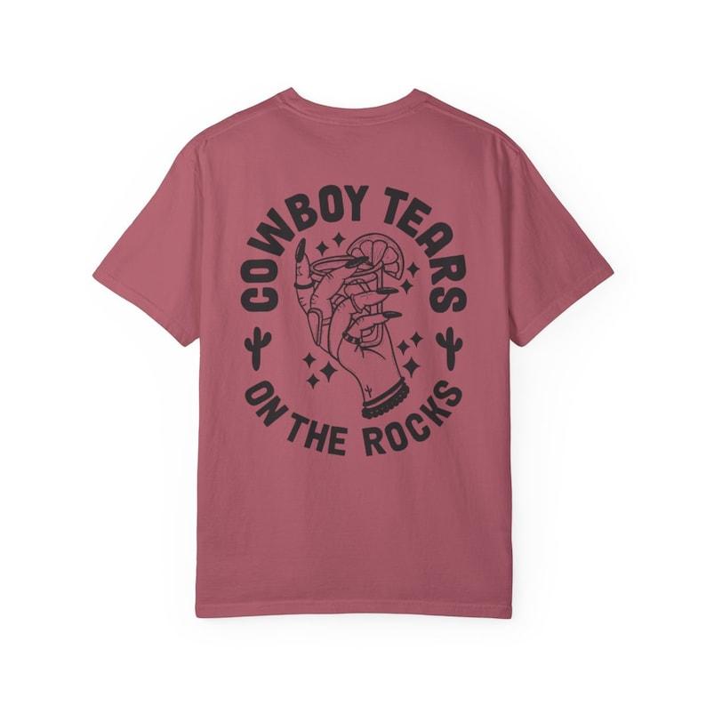 Oversized Graphic Cowboys T Shirt Trendy Country Concert Tee Tequila Shot Western Shirt Cute Cowboy Tears Shirt Vintage sweater and hoodie