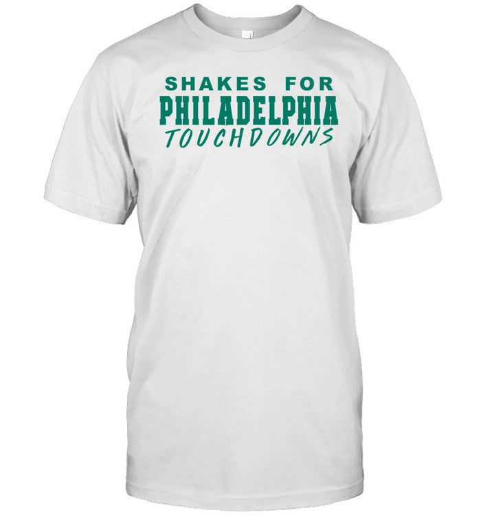 Paige Spiranac Wearing Shakes For Philadelphia Touchdowns Shirt