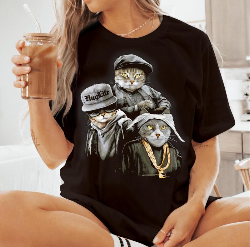 Thug Life HocusPocus Tshirt, The Golden Girls Thug Life Short Sleeve All Size Unisex Tee Shirt Cotton Medium Comfort Fabric Comfort Fabric